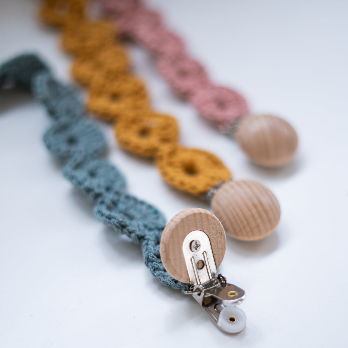 Crocheted Pacifier Clip