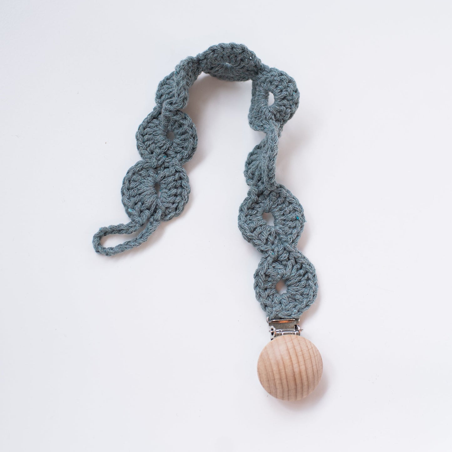 Crocheted Pacifier Clip