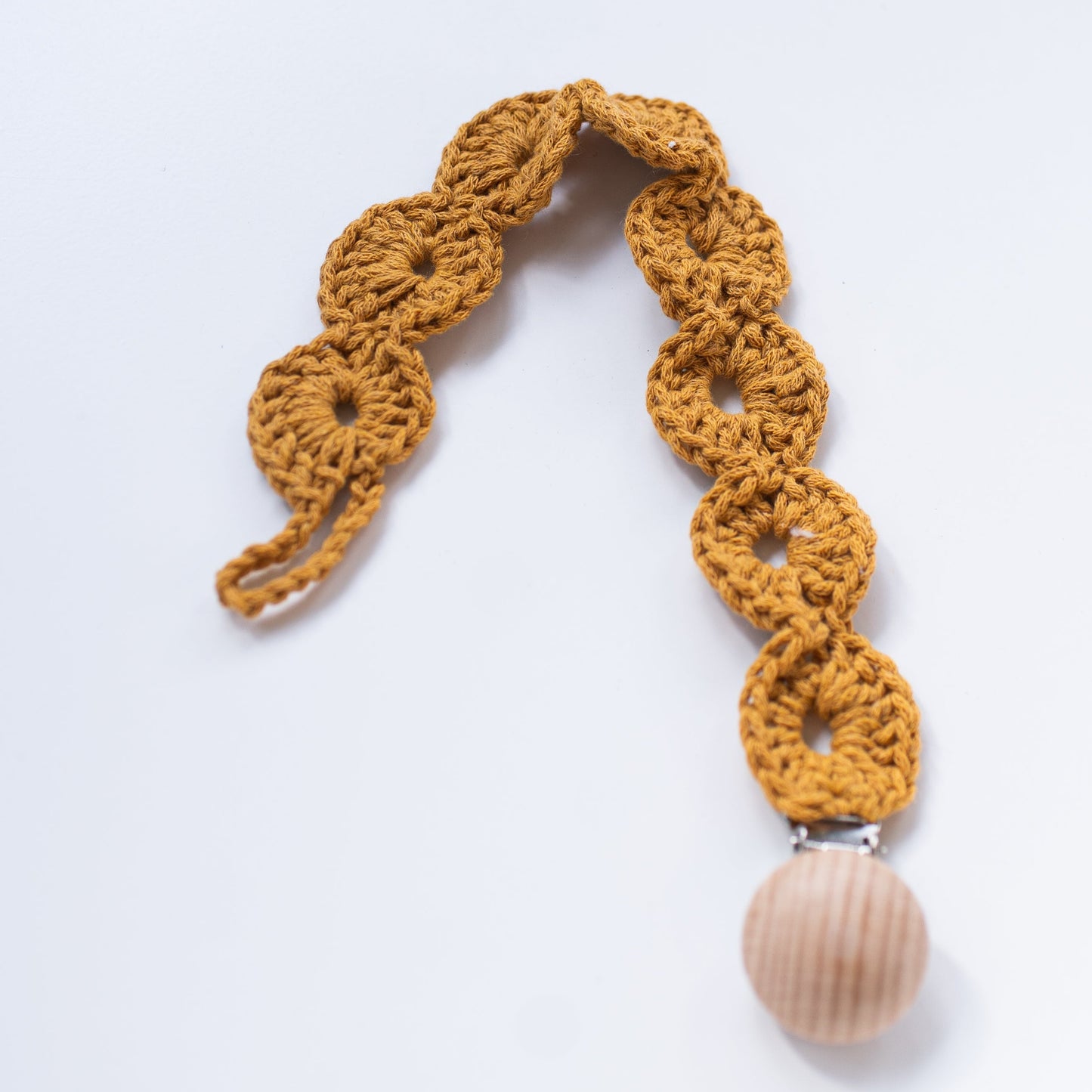 Crocheted Pacifier Clip